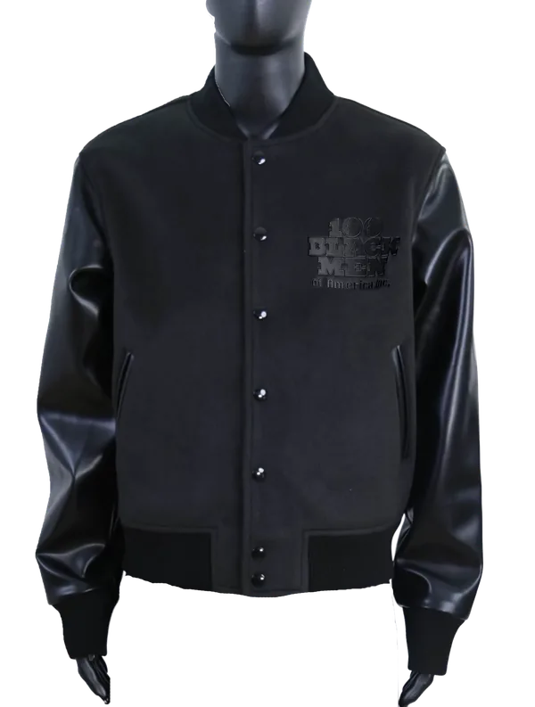 100 Black Men Heritage Leather Jacket — Premium Executive